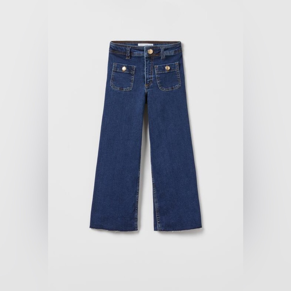 Zara Kids Buttoned Sailor Jeans